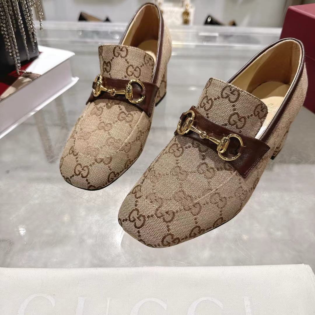 Premium Low-Cut Block Heel Loafers – Elegant Everyday Comfort Shoes
