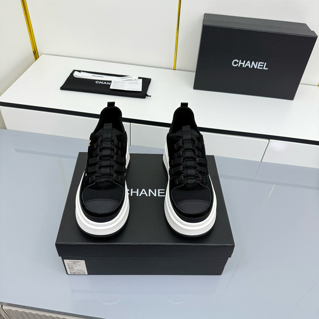 Premium Platform Casual Sneakers – Stylish Multi-Layer Designer Comfort Shoes