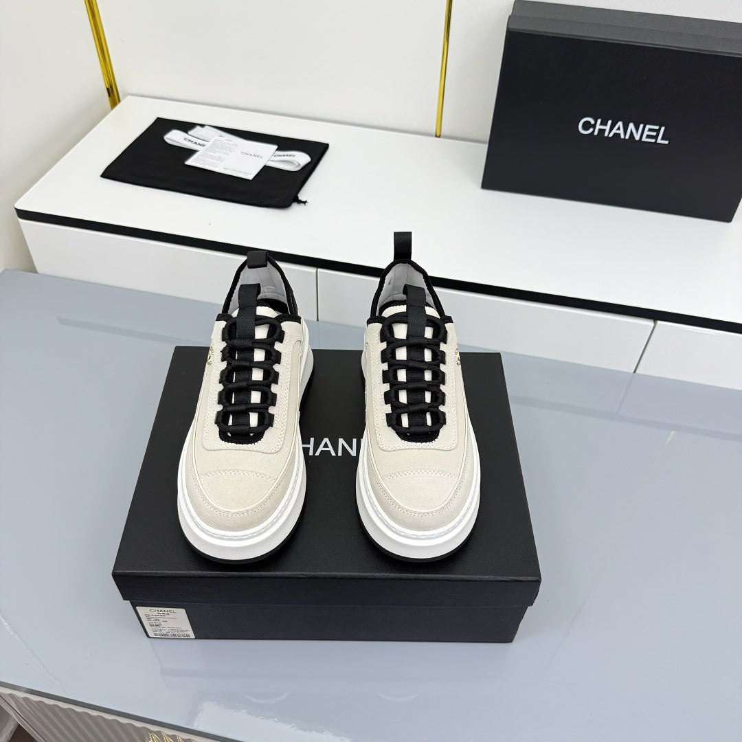 Premium Platform Casual Sneakers – Elegant Sporty Designer Style Shoes