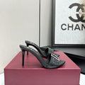 Elegant Mule Heels – Premium 8.5cm Vintage Style Fashion Heels