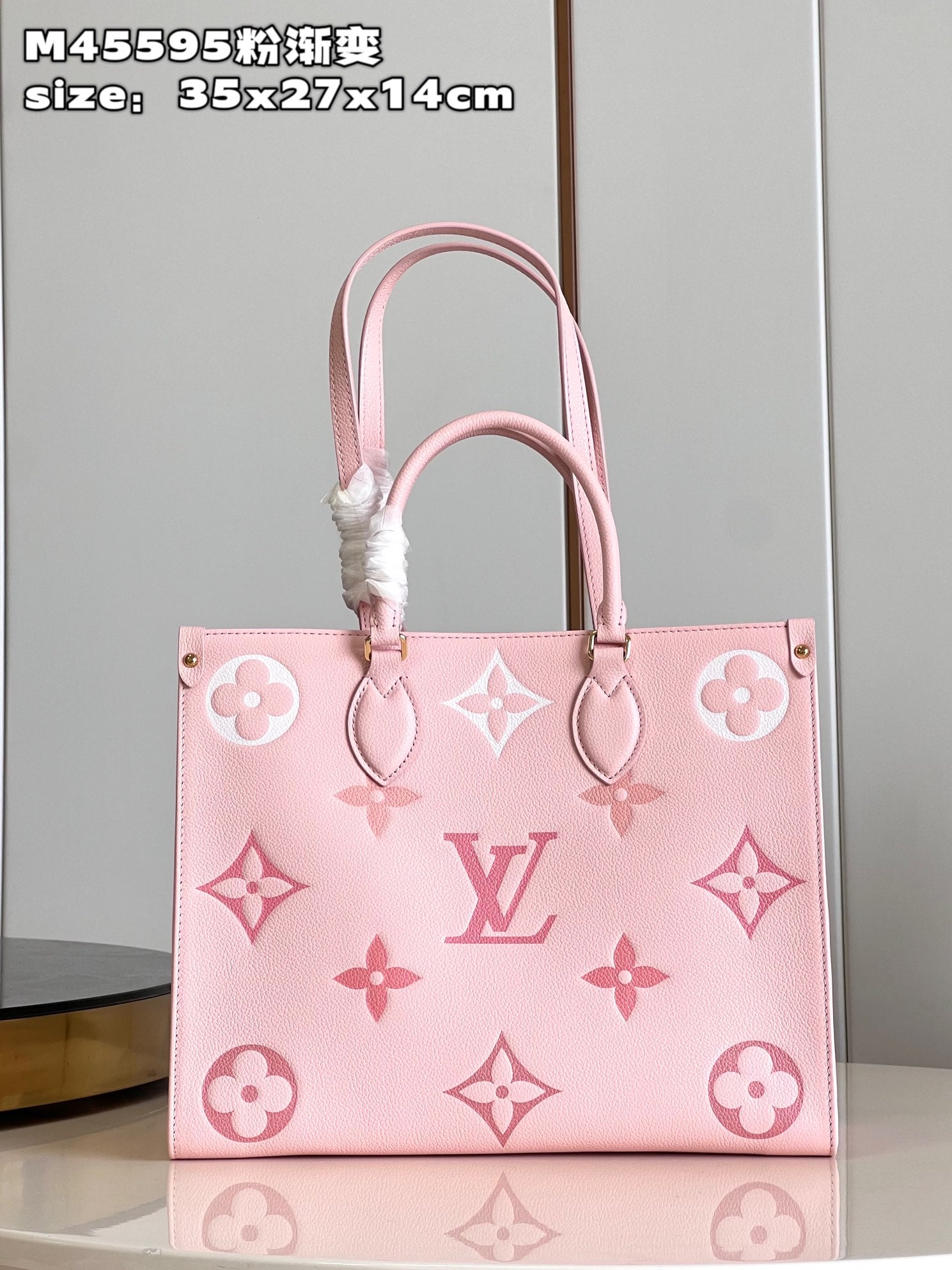 Gradient Leather Tote Bag – Premium Medium Capacity Handbag