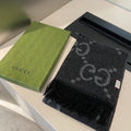 Premium Double-Sided Cashmere Scarf – Luxury Jacquard Winter Wrap