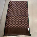 Premium Double-Sided Wool Silk Scarf – Elegant Winter Fashion Wrap