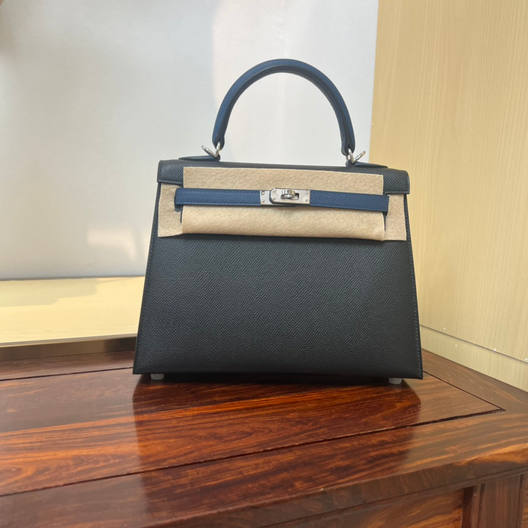 KL25 Leather Handbag – Premium Top Handle Bag