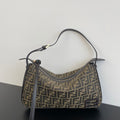 Monogram Style Medium Shoulder Bag – Premium Structured Designer Look Bag