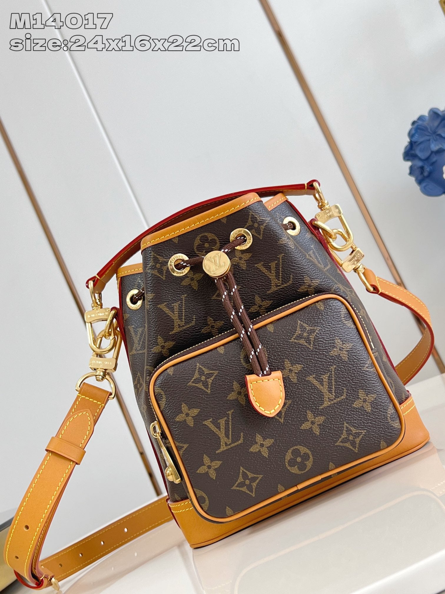Vintage Canvas Cargo Bucket Bag – Premium Multi-Pocket Handbag