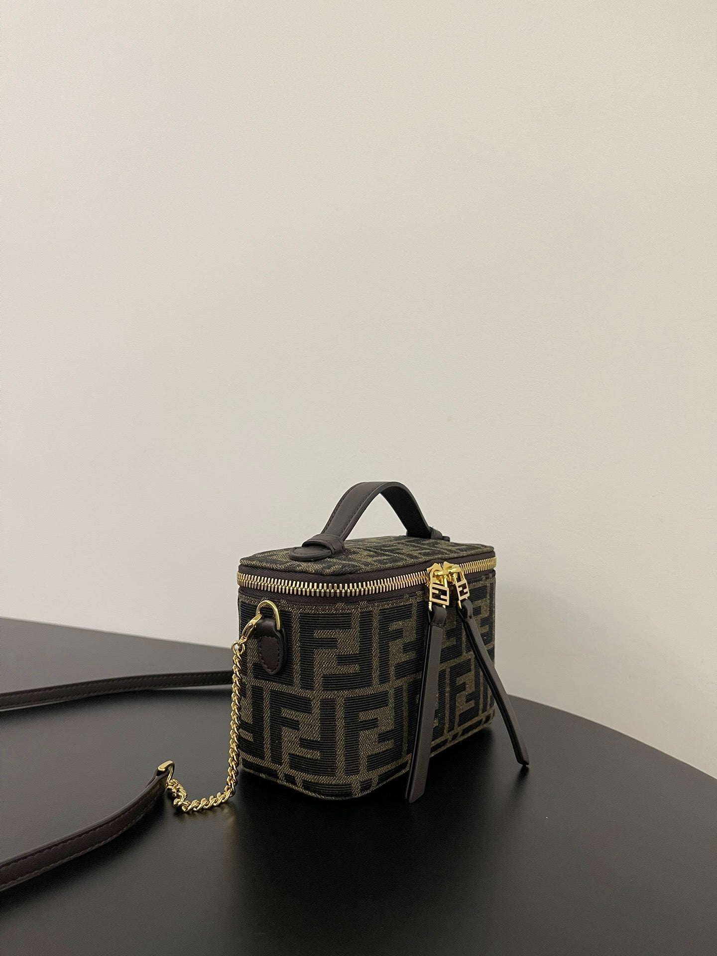 Monogram Mini Box Bag – Premium Compact Makeup &amp; Crossbody Case