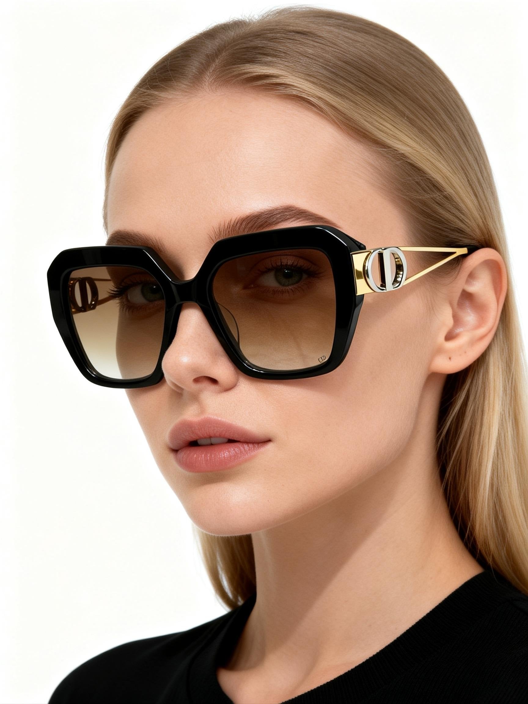 Premium Designer-Style Sunglasses – Elegant Modern Eyewear